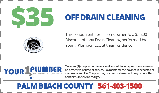 $35 OFF Drain Cleaning Coupon
